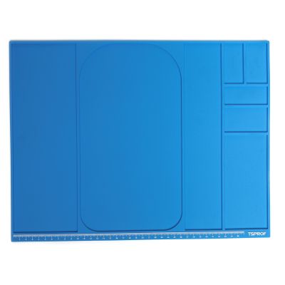 Коврик TSPROF для сборки, разборки, заточки ножей (синий)